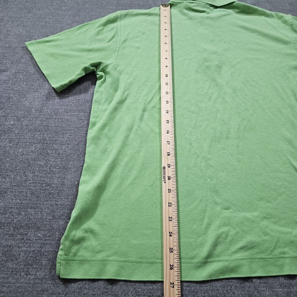 Bobby Jones Polo Mens M Lot of 2 Yellow Green Stripes Cotton Golf Athleisure - Picture 8 of 16
